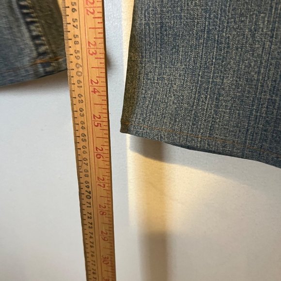 Levi Strauss Blue Jeans Womens Size 8 Bootcut Low Rise Stretch 31 x 25.5 - Picture 6 of 12